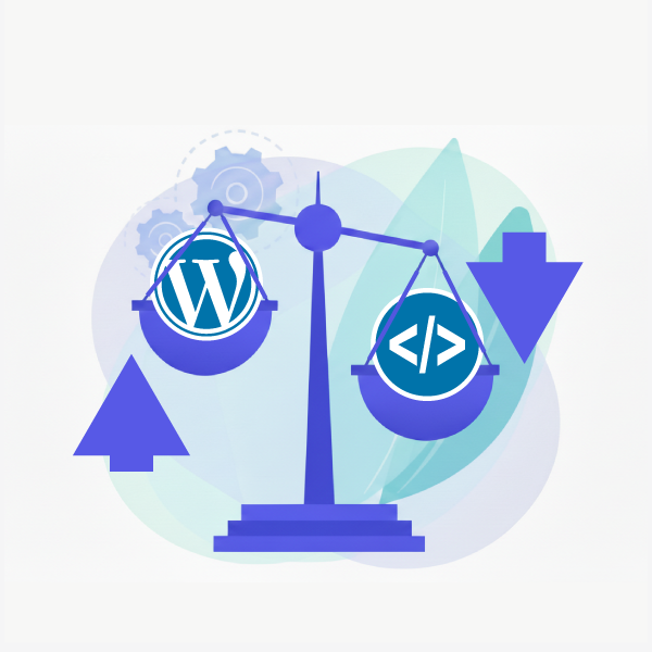Comparativa de beneficios SEO entre WordPress y código a medida para Pymes