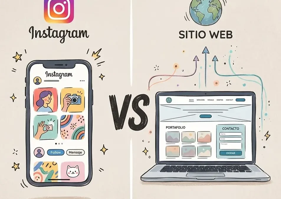 ¿Instagram o Sitio Web? Por qué depender solo de las redes es un peligro para tu negocio
